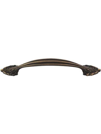 Corinthian Cabinet Pull - 6 inch Center-to-Center in Redington Brass.